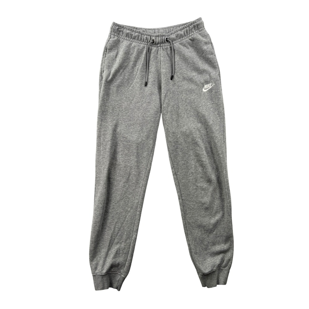 Nike Sportswear Fleece Joggers‎ Womens Small Gray BV4095-063 Cuffed Athletic Gym